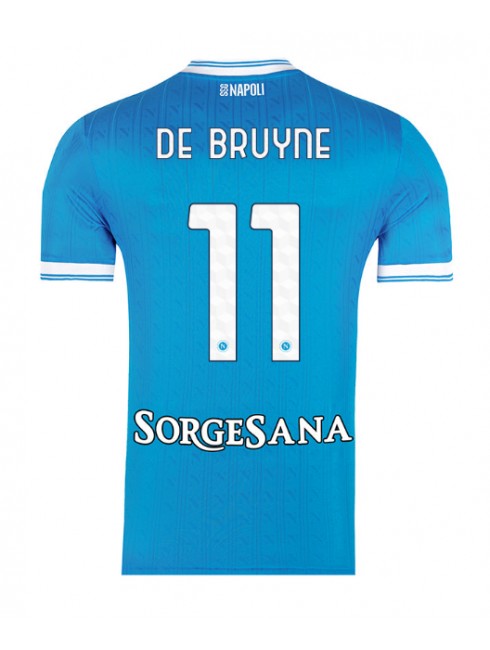 SSC Napoli Kevin De Bruyne #11 Replika Hemmakläder 2025-26 Kortärmad SSC Napoli Kevin De Bruyne #11 Replika Hemmakläder 2025-26 Kortärmad